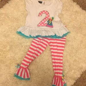 Mudpie 2nd birthday outfit
